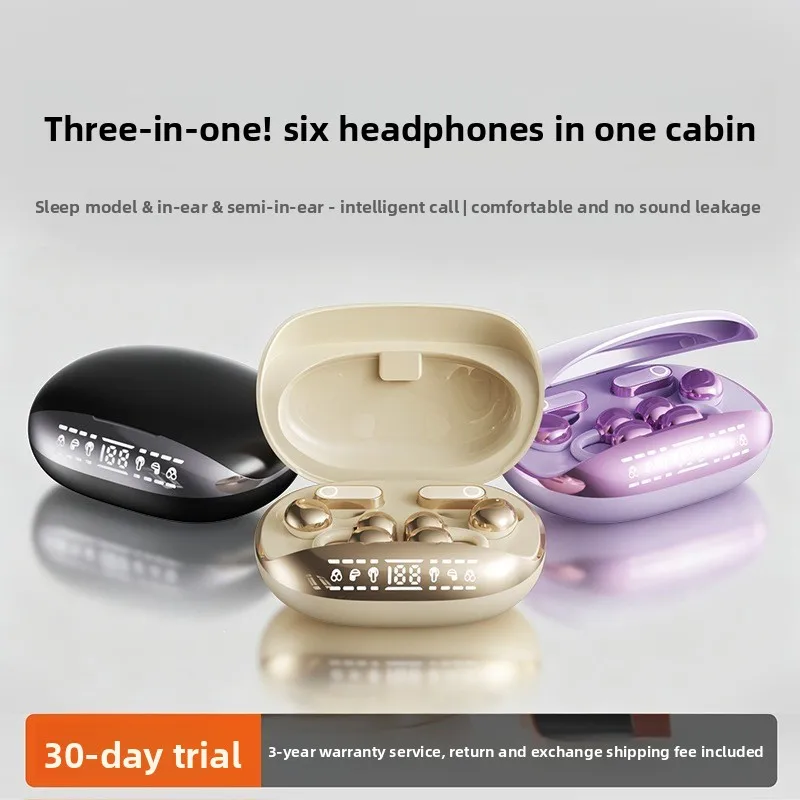 Sleep Mask Headphones Bluetooth - Wireless Bluetooth Earbuds 6 Pack In-Ear