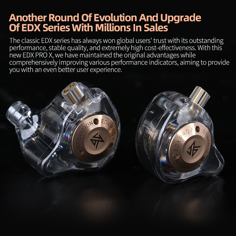 KZ EDX Pro X dynamic driving h - In Ear Monitors For Singers review and price