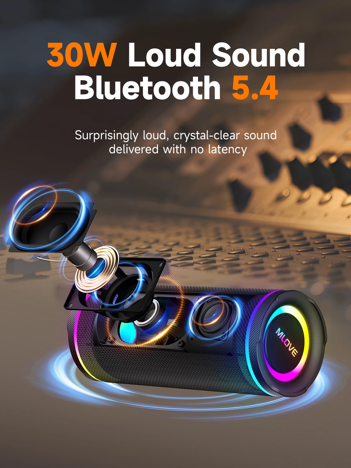 MLOVE E80 Portable Bluetooth S - Portable Bluetooth Speaker Waterproof Ipx7 review and price