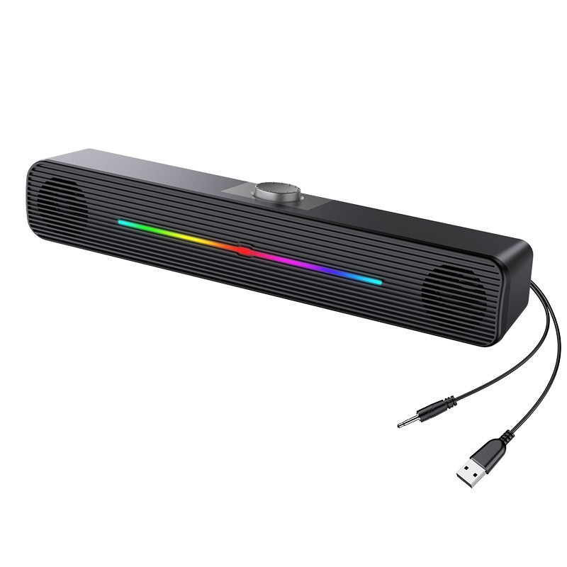 E-1407 Wholesale RGB Lights Wi - Rgb Computer Soundbar For Pc review and price