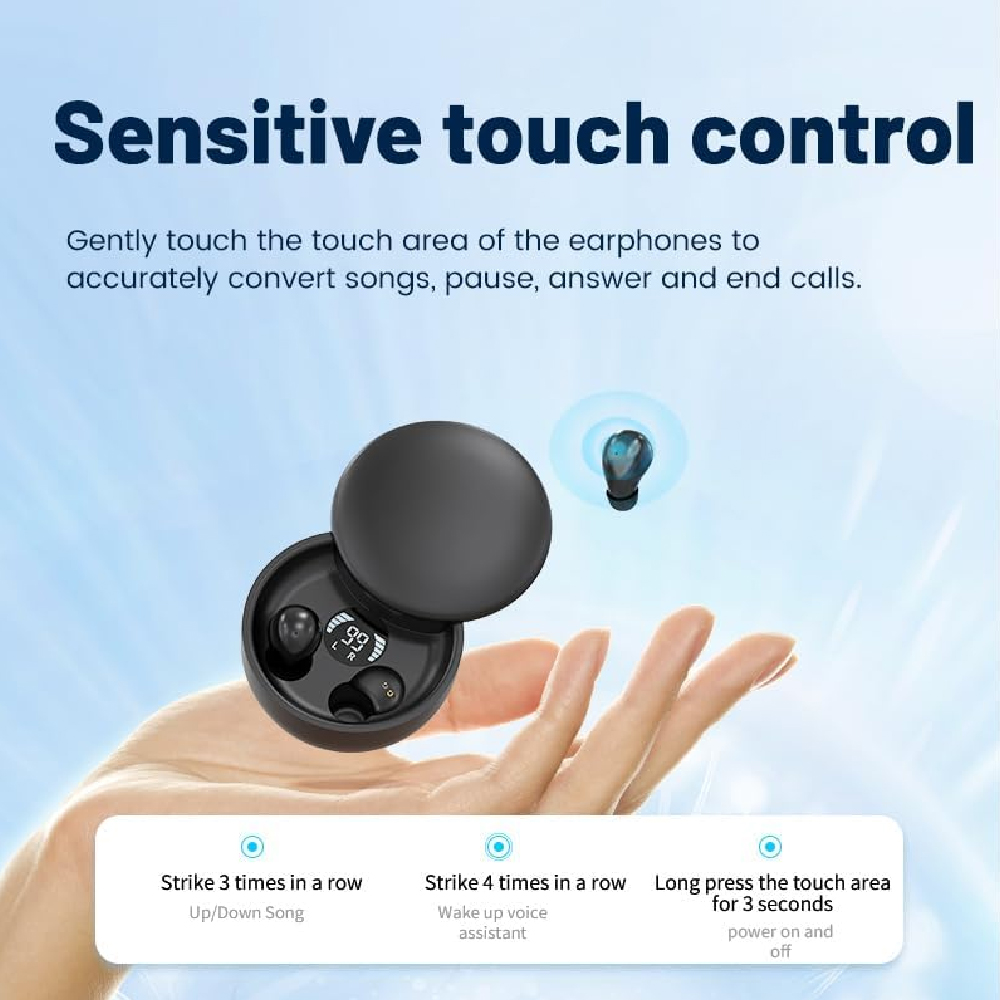 Mini Invisible Earbuds Sleep H - Sleep Mask Headphones Bluetooth review and price
