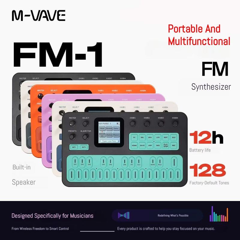 M-VAVE Portable FM1 Pocket Syn - Speakers review and price