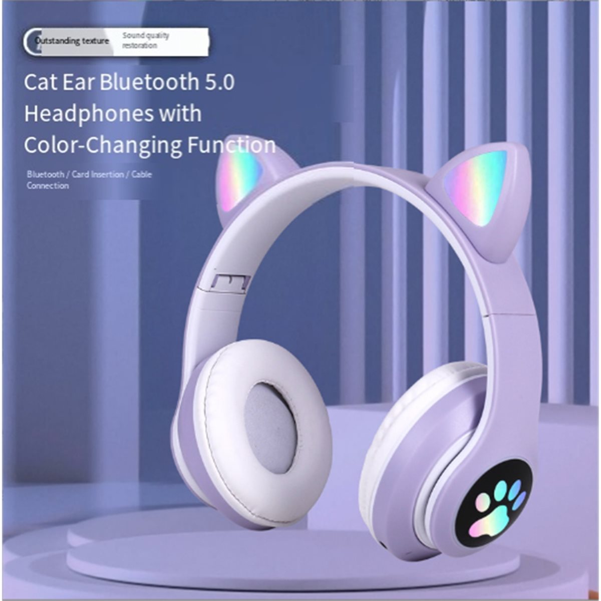DT[Set of ]D1585-Cute Cat Ear  - Cat Ear Bluetooth Headset Led review and price