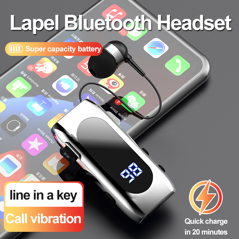 K55 Lapel Bluetooth Headset Li - Type C Wired Earphones With Mic review and price