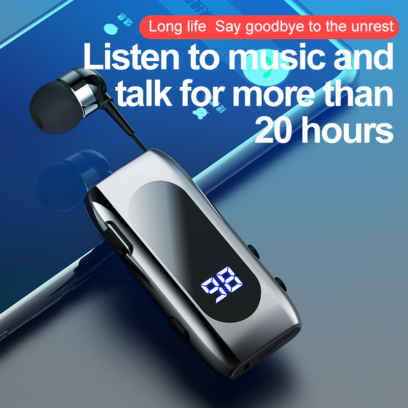 K55 Lapel Bluetooth Headset Li - Type C Wired Earphones With Mic review and price