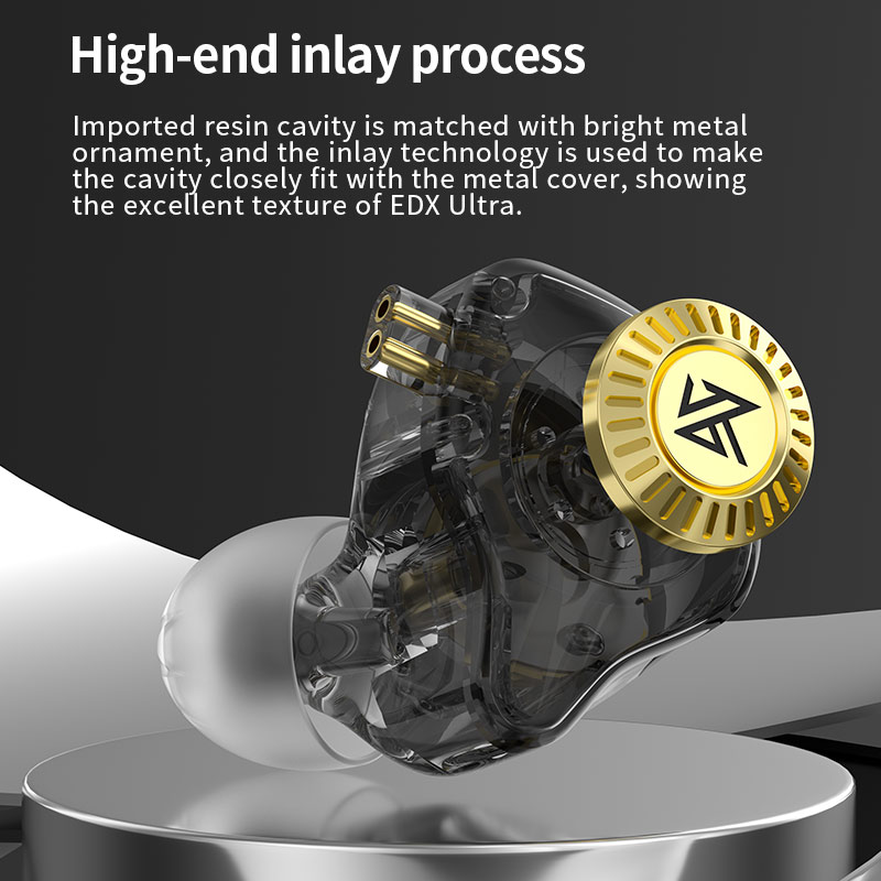KZ EDX-Ultra wired hi-fi heads - In Ear Monitors For Singers review and price