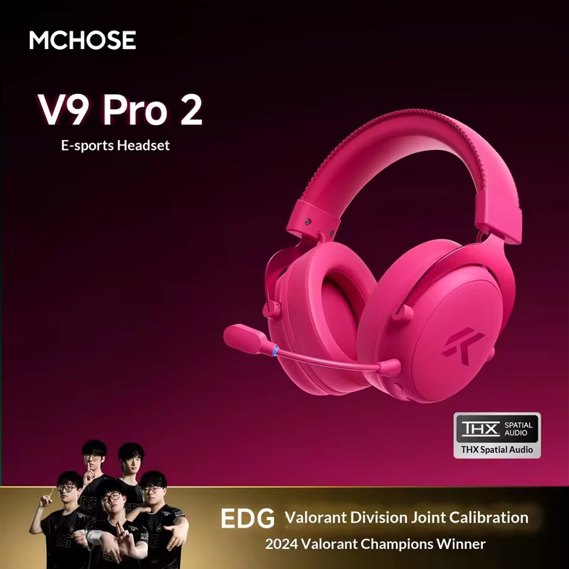 MCHOSE V9 Pro 2 E-sports  Wire - Anc Wireless Over Ear Headphones review and price